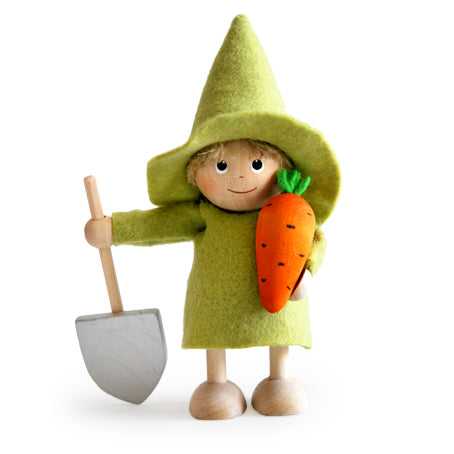
            
                Load image into Gallery viewer, Nordic Boy with Carrot and Shovel Ornament
            
        