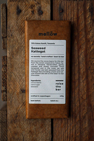 Mellow Seaweed, Kattegat 53g Chocolate Bar