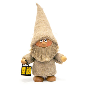 Nordic Gnome with Lantern Ornament