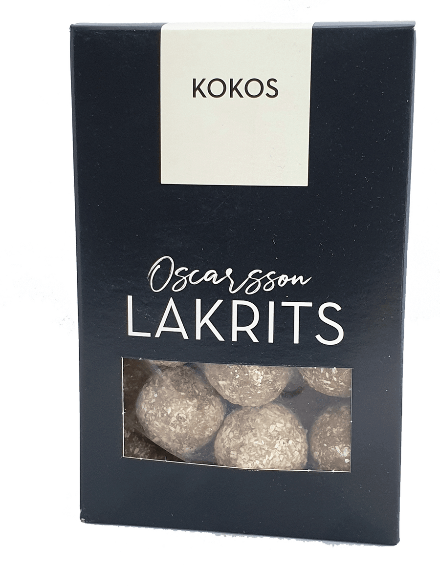 Lakritsbolaget Oscarsson Licorice Coconut 150g BEST BY: May 2023