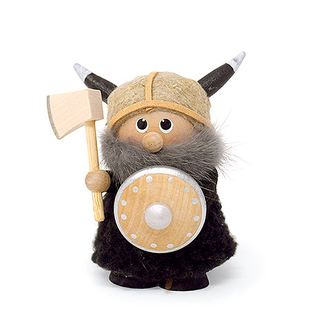 Nordic Viking with Axe and Shield Ornament