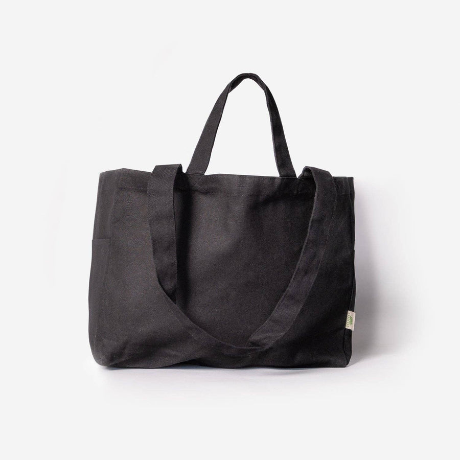 OMOM Black Organic Cloth Box Low