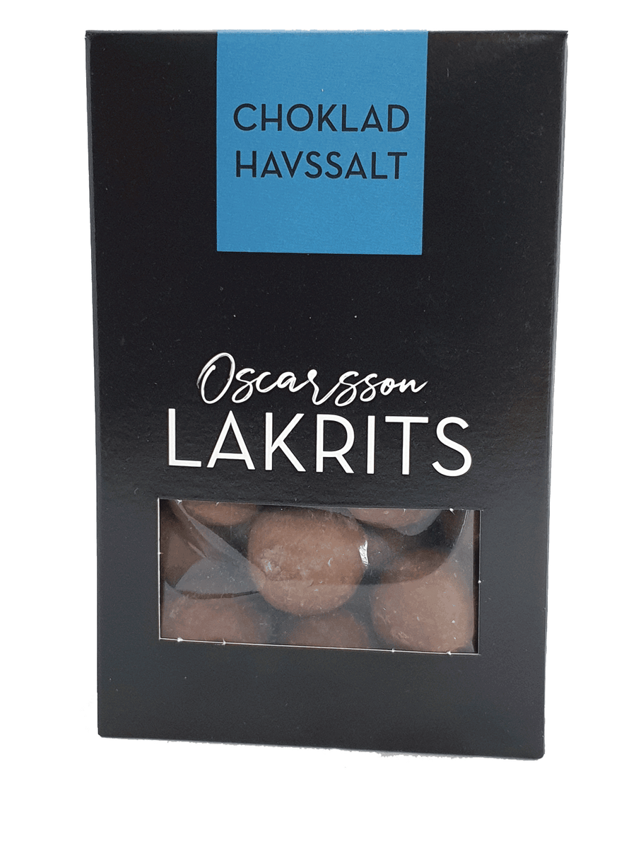Oscarsson Licorice, Milk Chocolate, & Sea Salt 150g