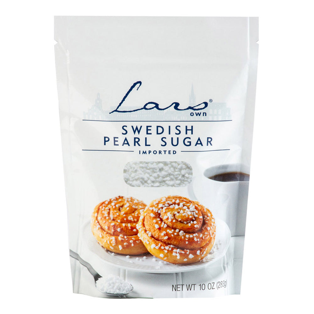 Lars Own Imported Swedish Pearl Sugar 10oz Bag