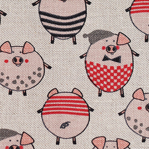 Nordic Piggy Tea Towel