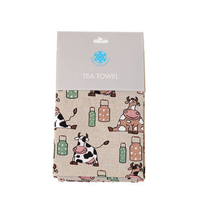 Nordic Cow Tea Towel