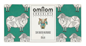 Omnom Chocolate Sea Salted Almonds + Milk 60g