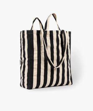 OMOM Black Striped Tote Bag