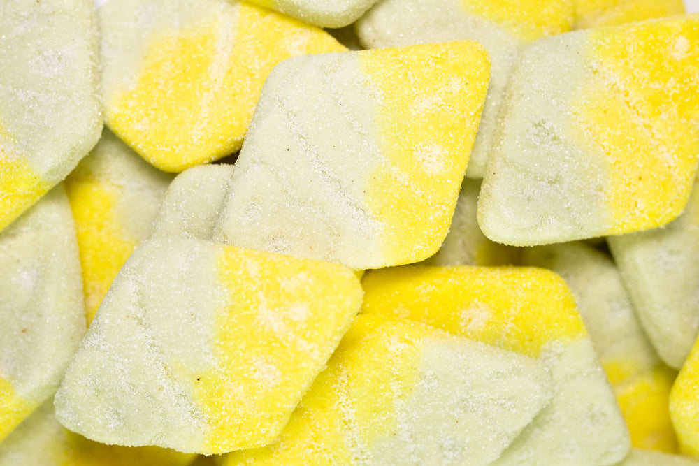 BUBS Sura Skumromber Tuttifrutti (Sour Tutti Frutti Foam Diamonds)