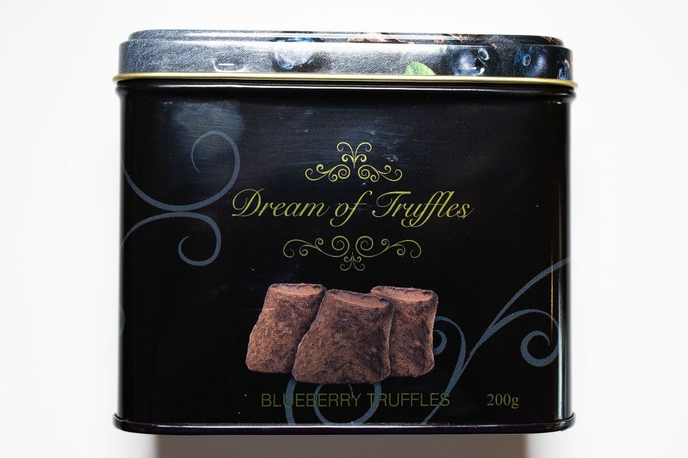 Dream of Sweden Cocoa Powdered Blueberry Truffles