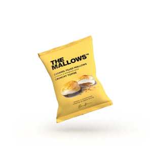 The Mallows Singles: Caramel Filled Mallows + Crunchy Toffee 11g
