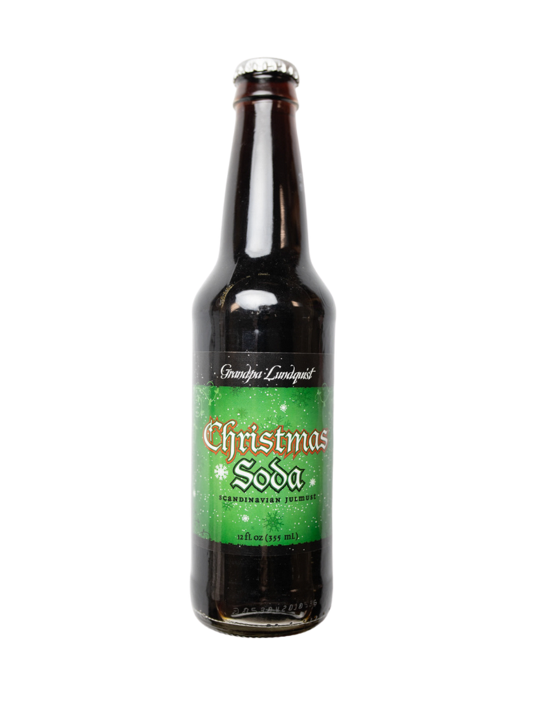 Grandpa Lundquist Christmas Soda 12oz Bottle