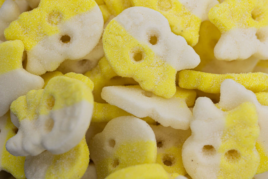 BUBS Cool Passion Ananas Skalle Skum (Pineapple Foam Skull)