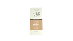 Fjåk: White Chocolate Waffles & Brown Cheese