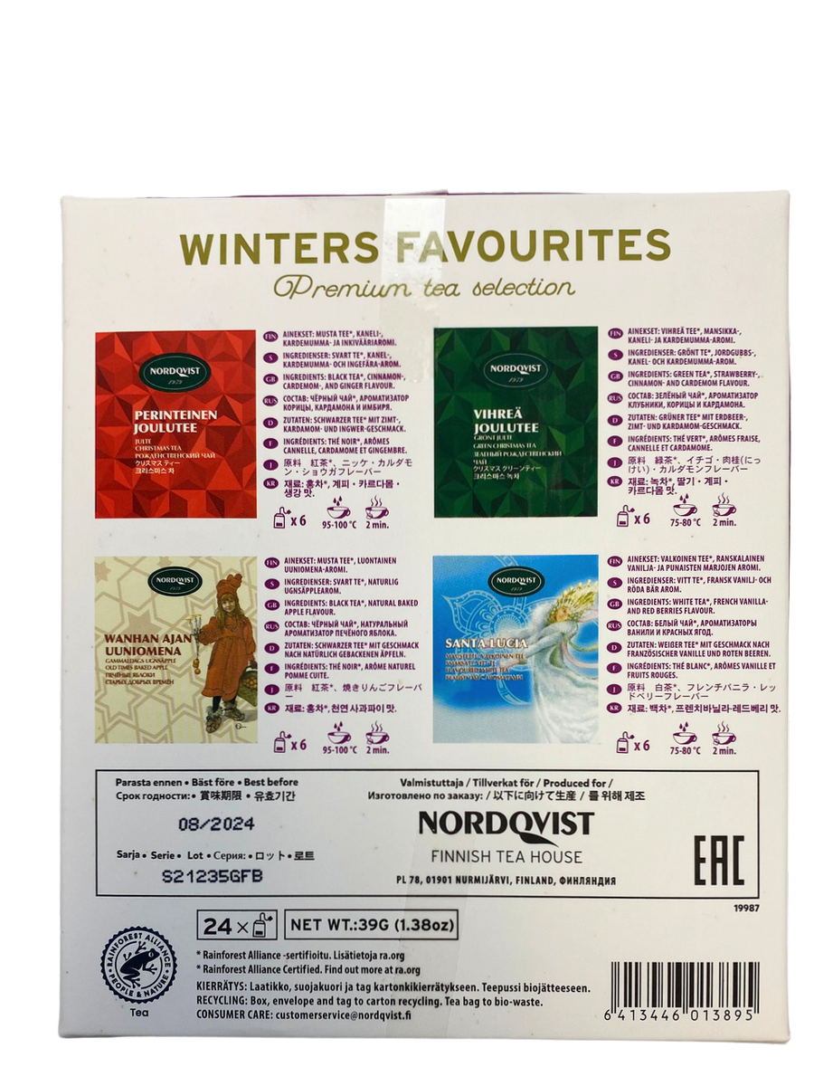 Nordqvist Winter Christmas Favorites Tea
