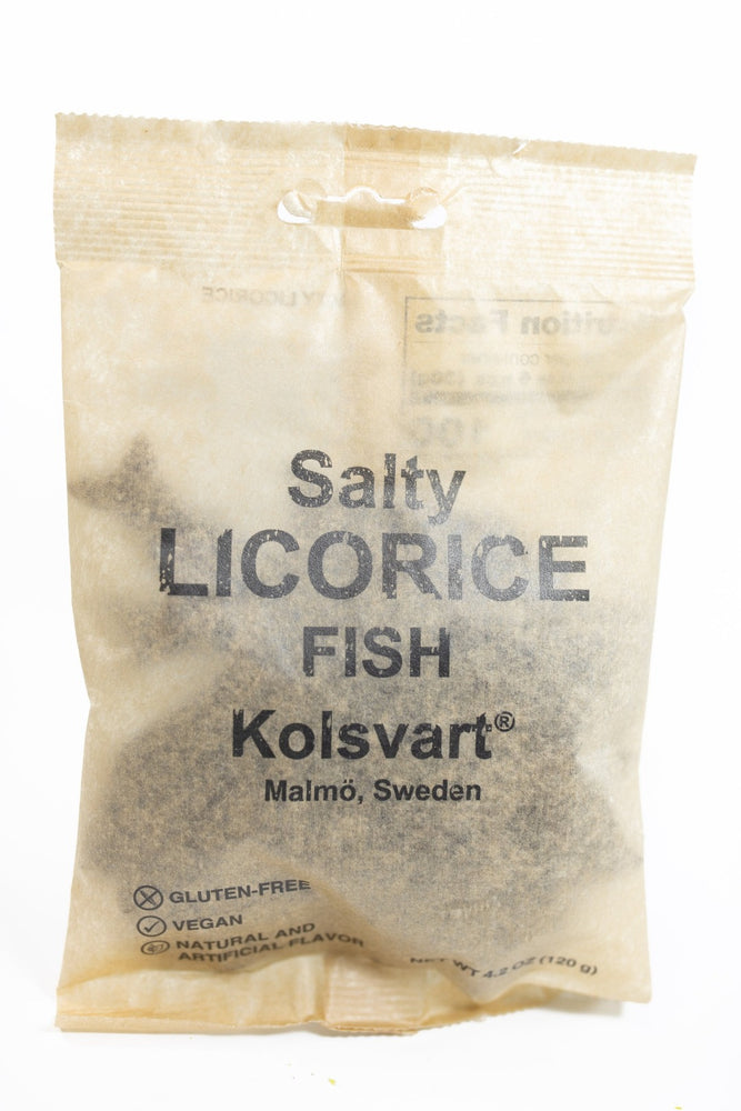 Kolsvart Salty Licorice Fish