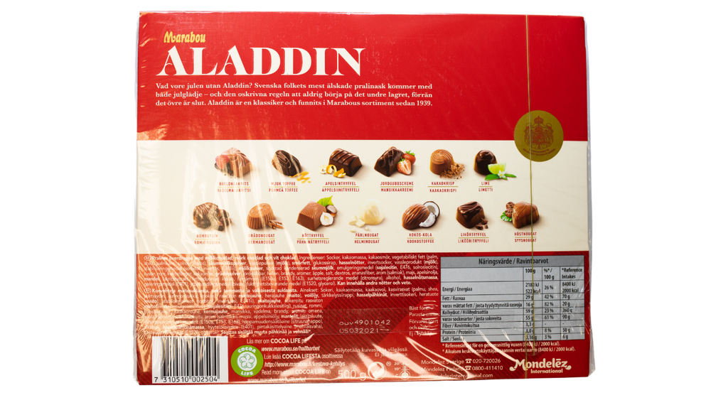 Marabou Aladdin Chocolate Box