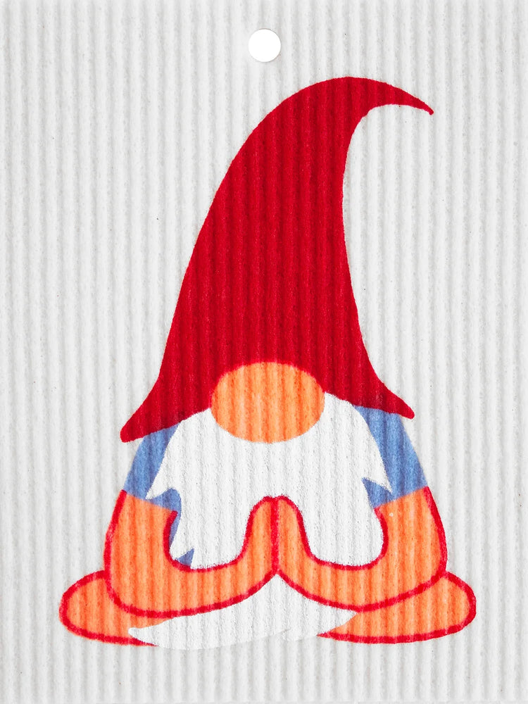 Swedish Wash Towel, Namaste Gnome by Harry W. Smith