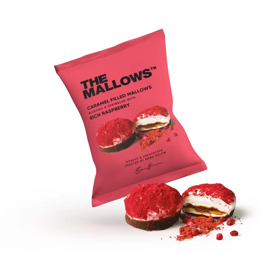 
            
                Load image into Gallery viewer, The Mallows Singles: Caramel &amp;amp; Ruby Chocolate 11g
            
        
