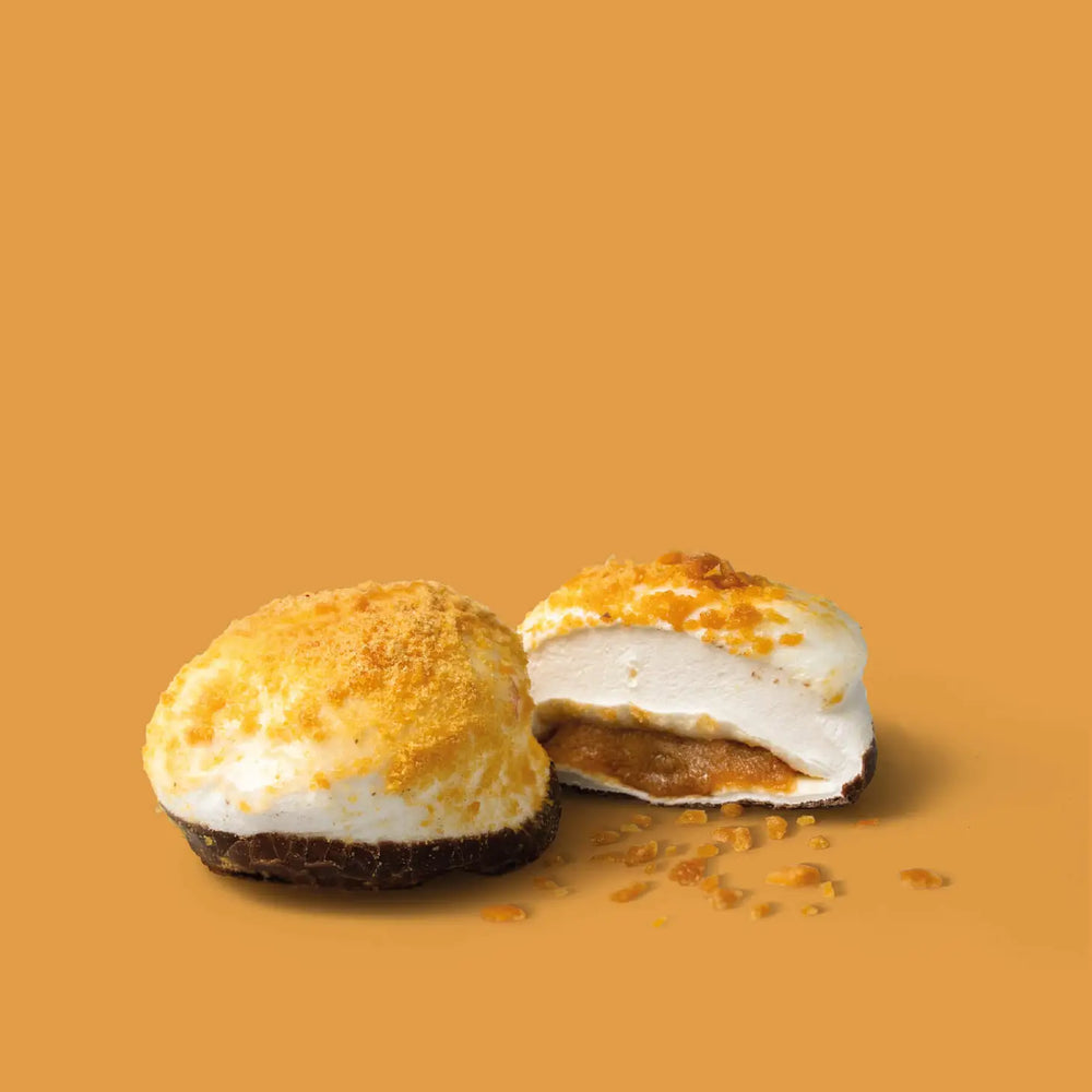 
            
                Load image into Gallery viewer, The Mallows Singles: Caramel Filled Mallows + Crunchy Toffee 11g
            
        