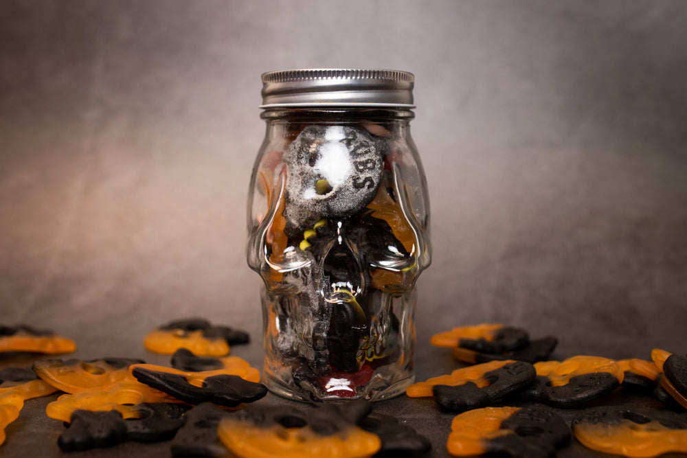 Jar of Licorice Skulls