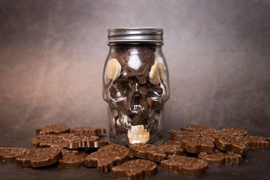 Jar of Chocolate Skulls