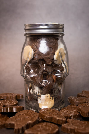 Jar of Chocolate Skulls