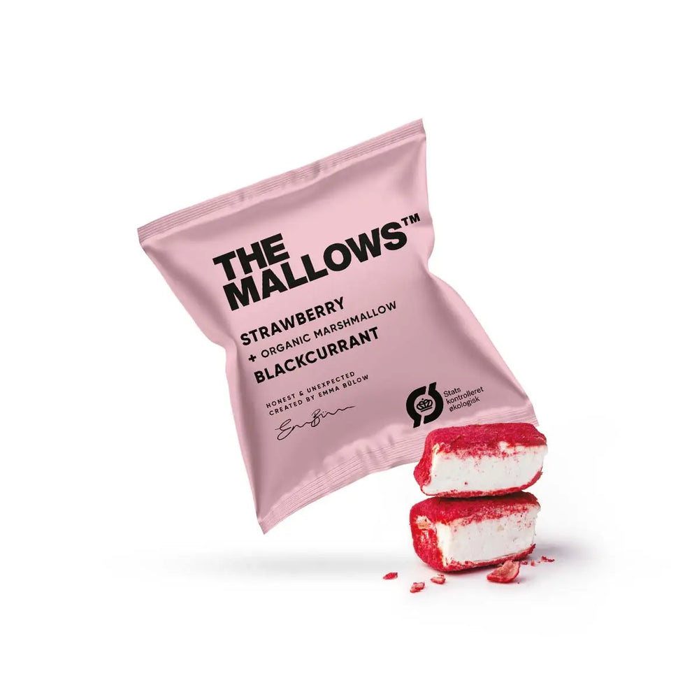 
            
                Load image into Gallery viewer, The Mallows Mini: Strawberry + Blackcurrant 4g
            
        