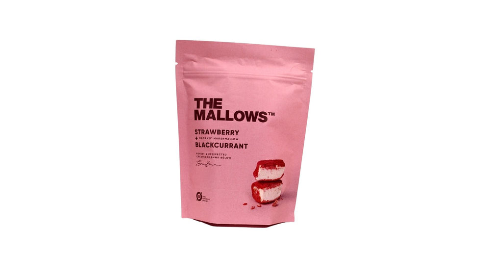 The Mallows: Vanilla, Strawberry & Blackcurrant 80g