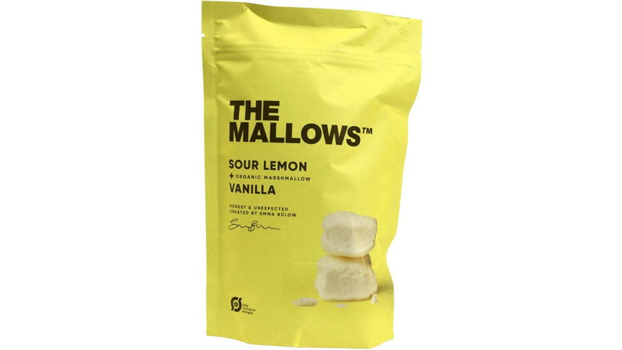 The Mallows: Sour Lemon & Vanilla 130g, BEST BY: December 16, 2022