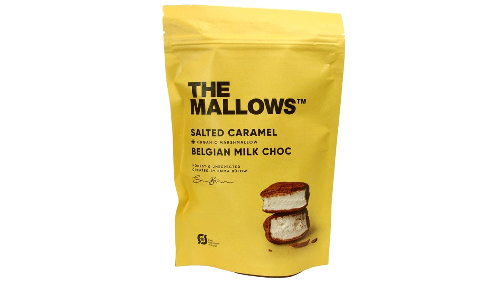 The Mallows: Salted Caramel & Belgian Milk Chocolate 150g