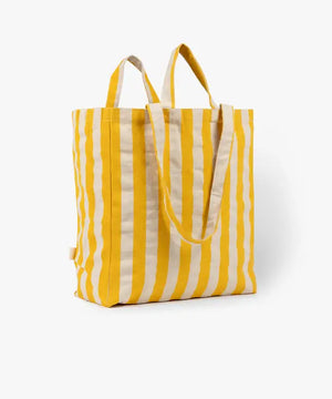 OMOM Yellow Striped Tote Bag