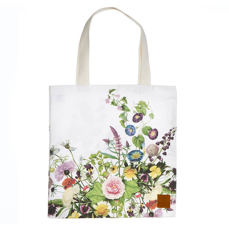 Koustrup & Co Danish Organic Cotton Tote Bag - A Flower Garden
