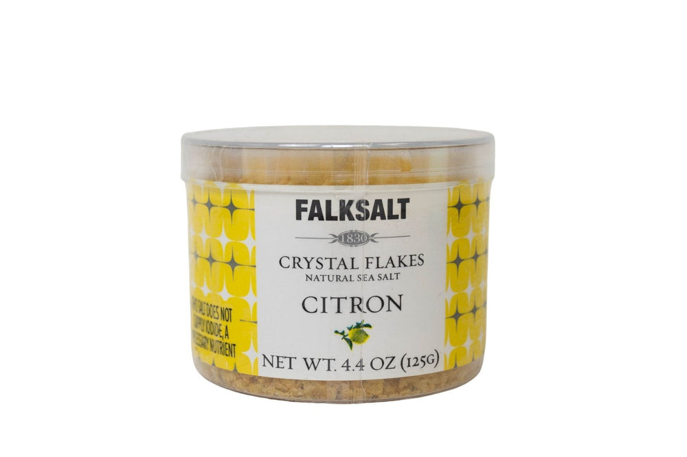 Falksalt Natural Sea Salt Citron Crystal Flakes 125g