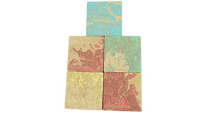 Sweetish Wooden Coaster Set- Nordic Countries