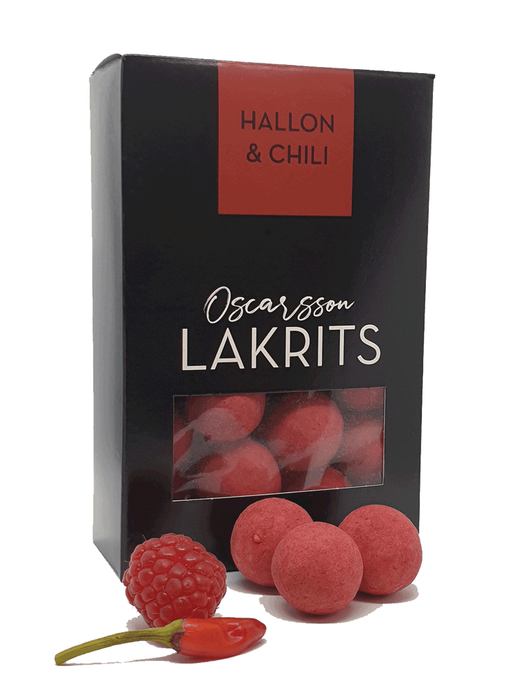 Lakritsbolaget Oscarsson Licorice, Raspberry & Chili 150g