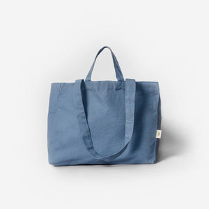 OMOM Pigeon Blue Organic Cloth Box Low