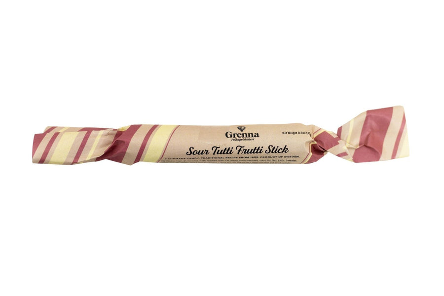 Grenna Handmade Sour Tutti Frutti Stick 25g, BEST BY: August 8, 2023