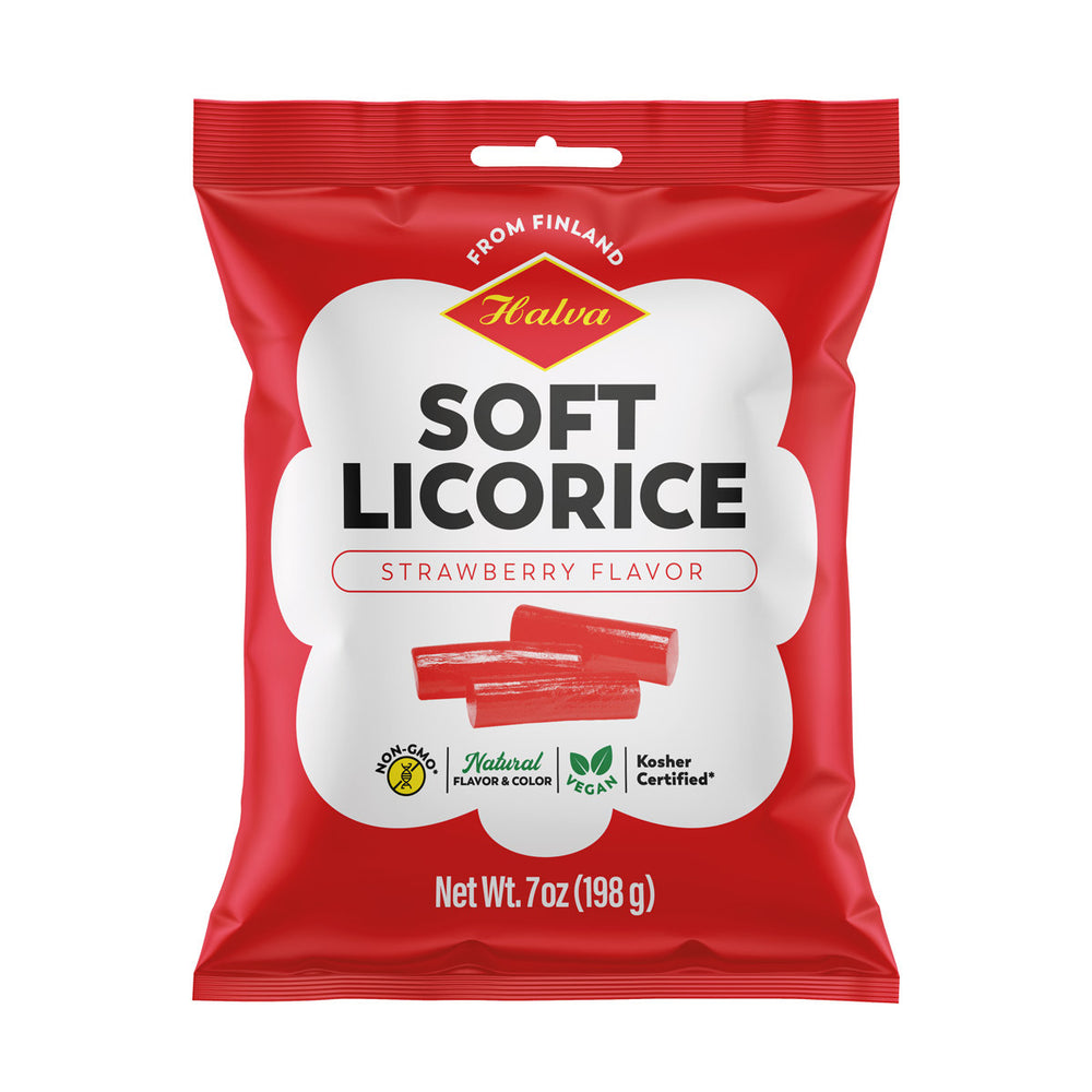 Halva Finnish Soft Licorice Strawberry