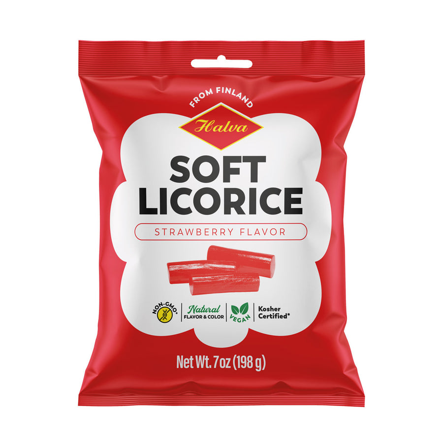 Halva Finnish Soft Licorice Strawberry