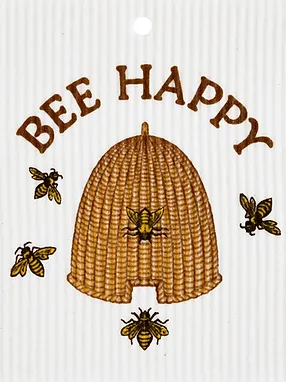 Swedish Wash Towel, Bee Happy