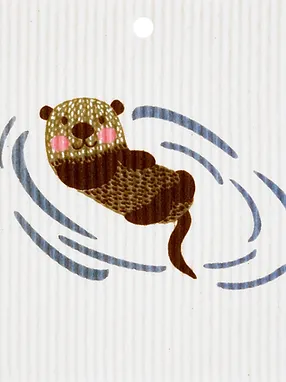 Swedish Wash Towel, Otter