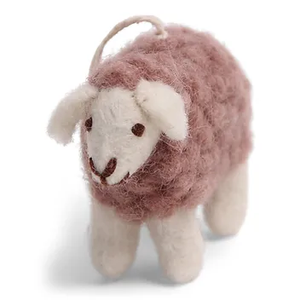 
            
                Load image into Gallery viewer, Danish Felt Mini Sheep Ornament, Lavender
            
        