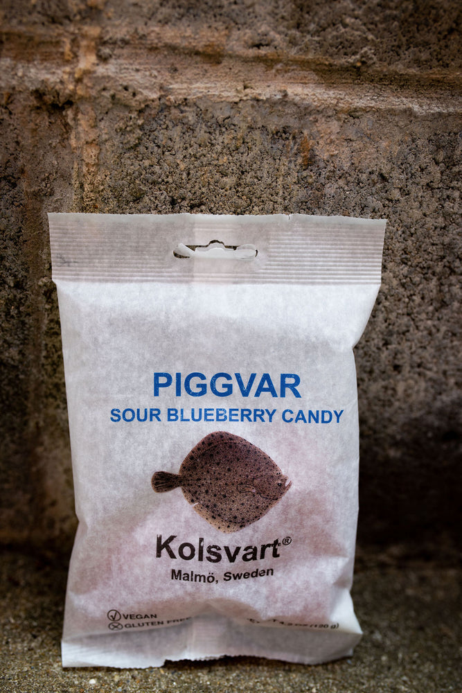 Kolsvart Piggvar Sour Blueberry Candy