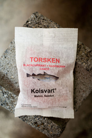 Kolsvart Torsken Blackcurrant + Raspberry Candy