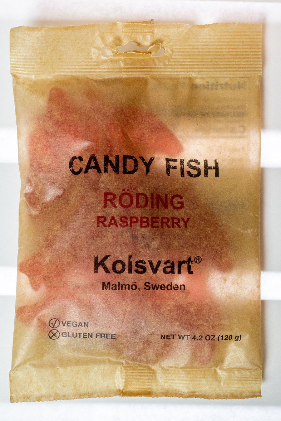Kolsvart Candy Fish Röding Raspberry