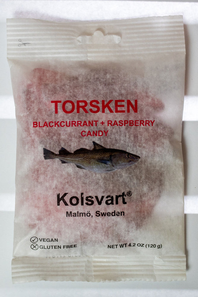 Kolsvart Torsken Blackcurrant + Raspberry Candy