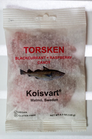Kolsvart Torsken Blackcurrant + Raspberry Candy