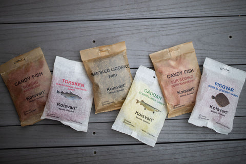 Kolsvart Gäddan Elderflower Candy