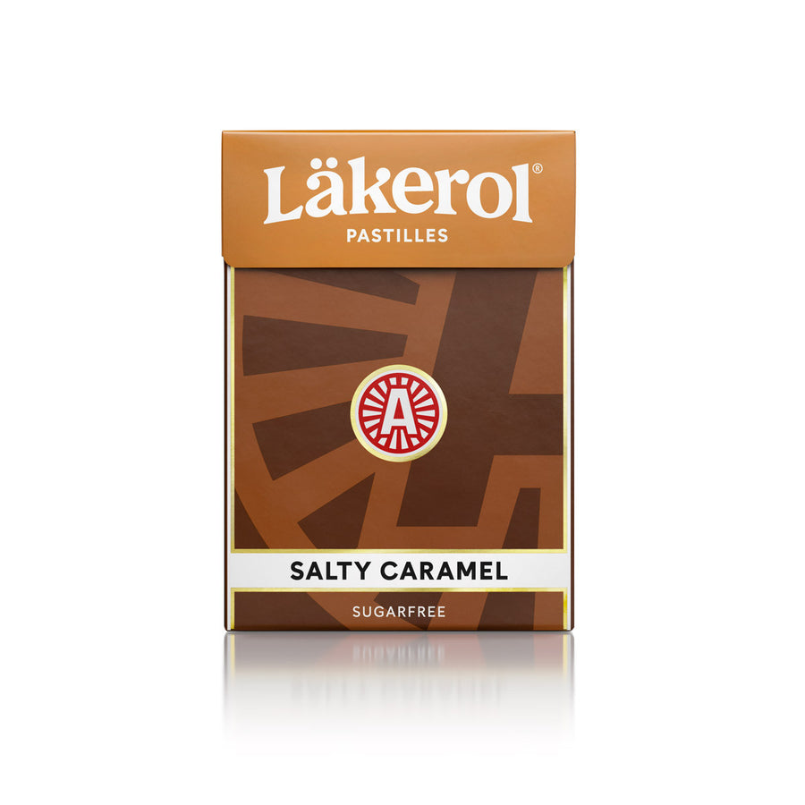 Lakerol Salty Caramel Licorice 2.64oz Jumbo Box